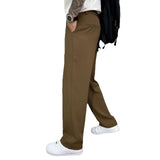 Men's Dress Pants Pleated Wide Leg - Office Wear