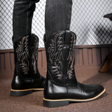 Men's Square Toe Western Boots - Casual Outdoor
