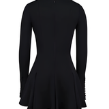 Women's Long Sleeve Fit Flare Dress - Cocktail Party