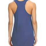 Women's Racerback Longline Tank Top - Athletic Wear