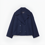 Women's Double Breasted Pea Coat - Casual Chic