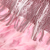 Women's Sequin Fringe Feather Mini Dress - Party Event