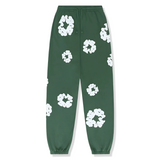 Women's Floral Graphic Hoodie Set - Casual Loungewear