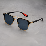 Men's Geometric Frame Polarized Sunglasses - Outdoor Driving
