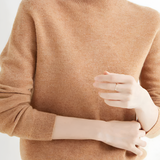 Women's Mock Neck Sweater - Office Wear