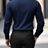 Men's Slim Fit Stretch Dress Shirt - Office Wear