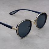 Men's Round Polarized Metal Sunglasses - Outdoor Travel