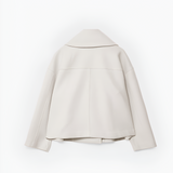 Women's Double Breasted Pea Coat - Casual Chic