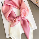 Women's Patterned Square Scarf – Classic Twist Travel Wear