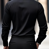 Men's Slim Fit Stretch Dress Shirt - Office Wear
