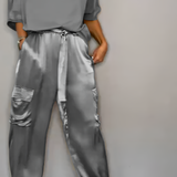Women's Cargo Two Piece Lounge Set - Casual Chic