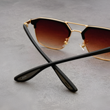 Men's Geometric Frame Polarized Sunglasses - Outdoor Driving