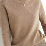 Women's Mock Neck Sweater - Office Wear