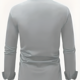 Men's Slim Fit Stretch Dress Shirt - Office Wear