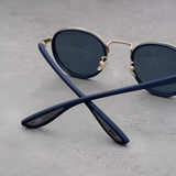 Men's Round Polarized Metal Sunglasses - Outdoor Travel