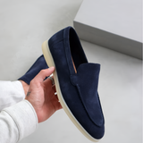 Men's Suede Slip On Loafers - Casual Wear