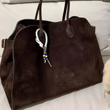 Women's Large Tote With Side Buckles - Work Travel