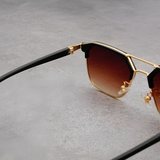 Men's Geometric Frame Polarized Sunglasses - Outdoor Driving