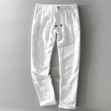 Men's Pants Drawstring Waist Tapered Leg - Summer Casual