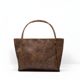 Women's Tote Bag With Handle Wrap And Interior Pockets - Office Wear