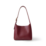 Women's Shoulder Bag Adjustable Strap Gold Buckle - Daily Wear