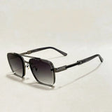Men's Sunglasses Gradient Square Frame - Business Casual