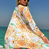 Women's Swimsuit Set Geometric Print - Resort Wear
