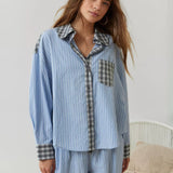 Women's Pajama Set Button Down - Loungewear