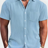 Men's Hawaiian Button Down Shirt - Summer Wear