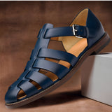 Women's Close Toe Woven Sandals - Summer Casual Wear