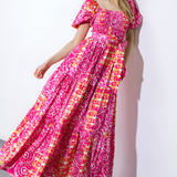 Women's Smocked Waist Tiered Maxi Dress - Summer Outing