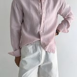 Men's Relaxed Fit Long Sleeve Shirt - Casual Outing
