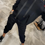 Women's Sequin Trim Hooded Tracksuit - Casual Loungewear