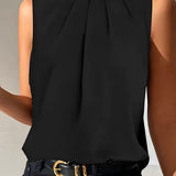 Women’s Pleated Blouse - Casual Wear