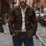 Men's Multi-Pocket Field Jacket - Casual Outdoor Wear
