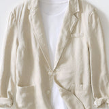 Men's Notch lapel collar Blazer - Summer Casual Wear