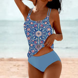Women's Tankini Swimsuit Two Piece - Beach Wear