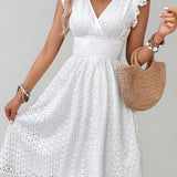 Women's Eyelet Sundress - Summer Wear