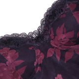 Women’s Mesh Maxi Dress - Floral Evening Wear