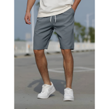 Men's Drawstring Elastic Waist Casual Shorts - Everyday Wear