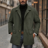 Men's Ribbed Texture Button Down Jacket - Casual Wear