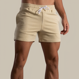 Men's Striped Slim Fit Performance Shorts - Gym Wear