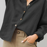 Women's Button Down Shirt - Summer Casual Wear