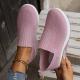 Women's Mesh Wedge Slip On Sneakers - Daily Walking