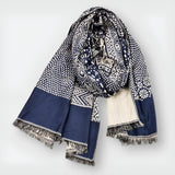 Women's Artisan Patterned Wrap - Winter Wear Scarfs