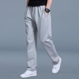 Men's Straight Leg Drawstring Joggers - Casual Daily Wear