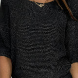 Women's Pullover Knitted Dolman Top - Summer Wear