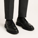 Men's Wingtip Brogue Derby Shoes - Office Wear