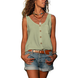 Women's Sleeveless Tank Top - Casual Summer Wear