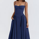 Women's Midi Dress Corset Skirt - Date Night